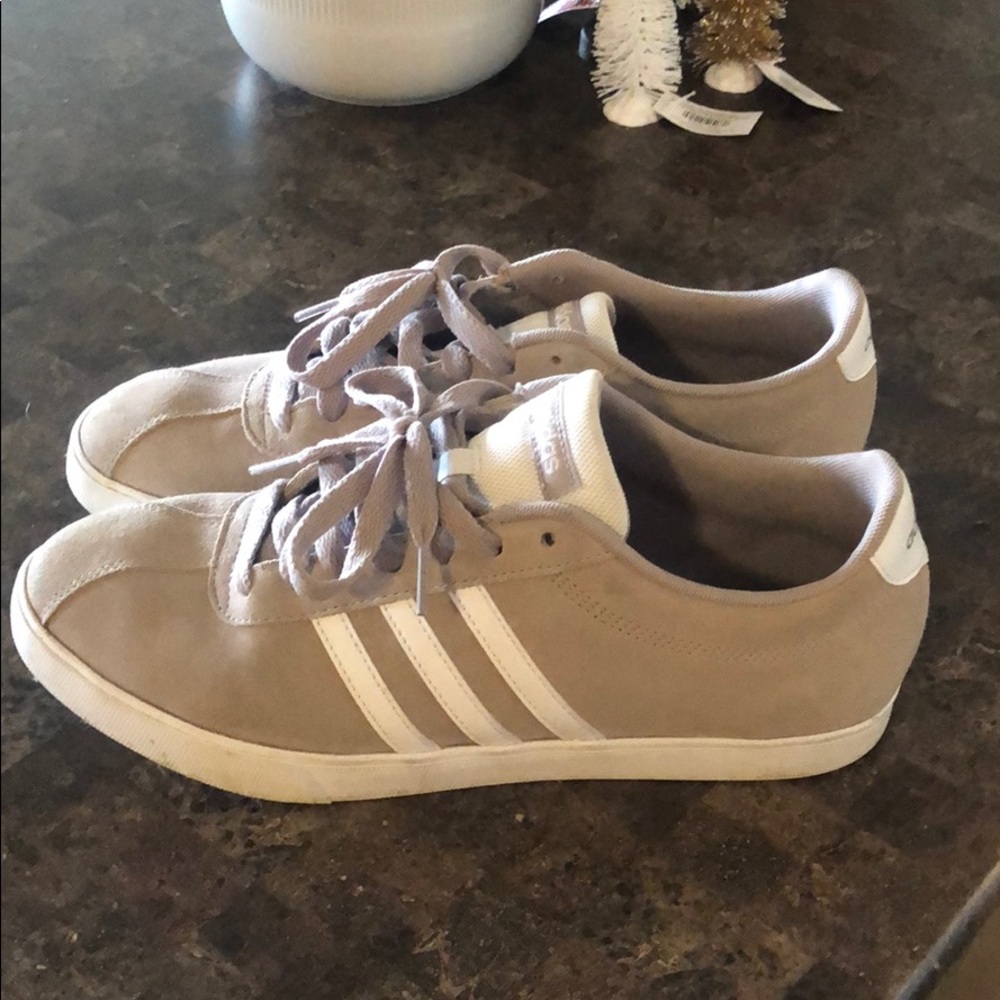 Nude adidas sneakers